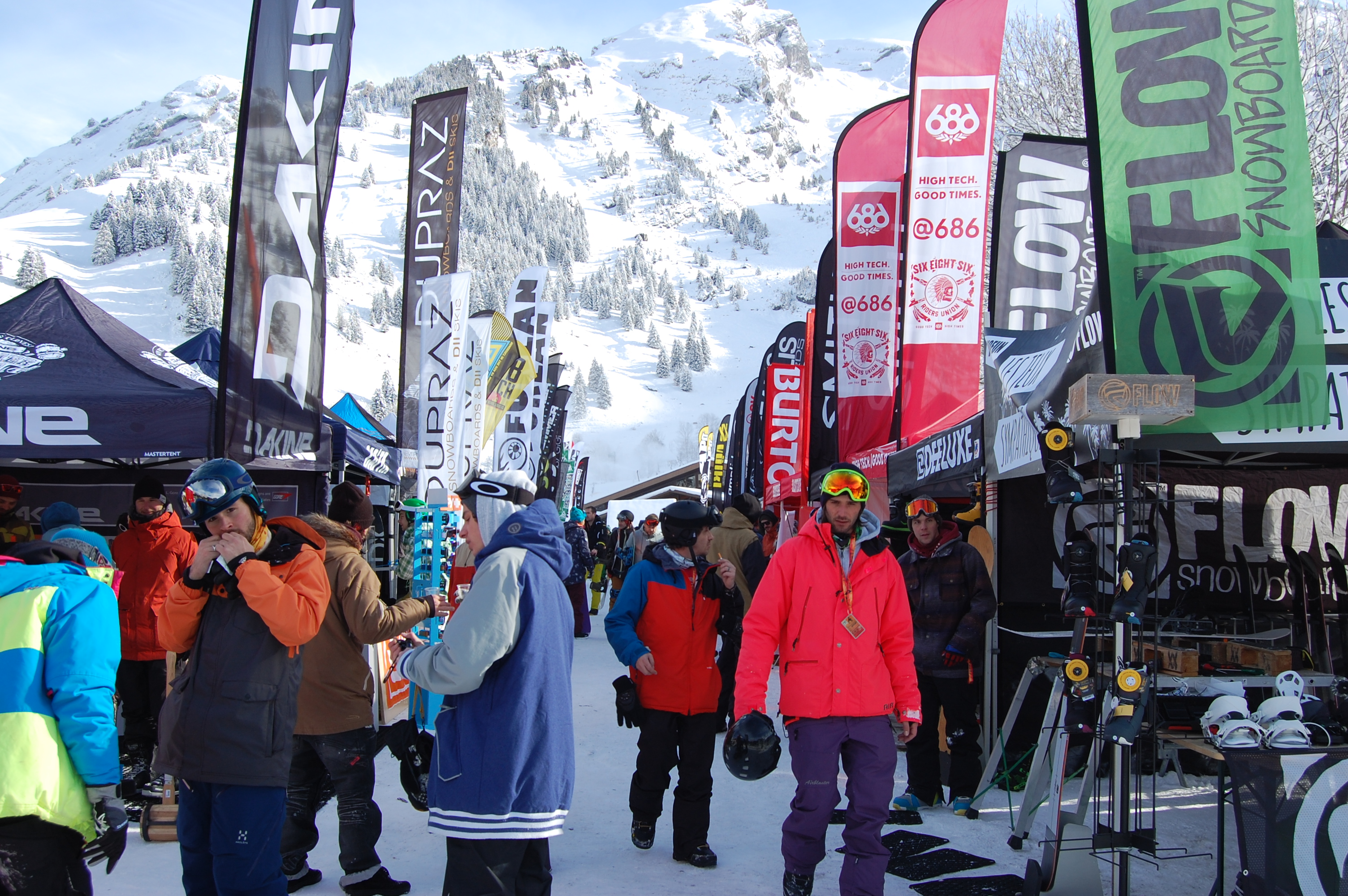 Ambiance au beau fixe sur le Snow Avant-Première