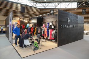 Salon Sports-Achats 2018 à Eurexpo Lyon. Vues intérieures, signalétique.