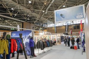 Salon Sports-Achats 2018 à Eurexpo Lyon. Vues intérieures, signalétique.